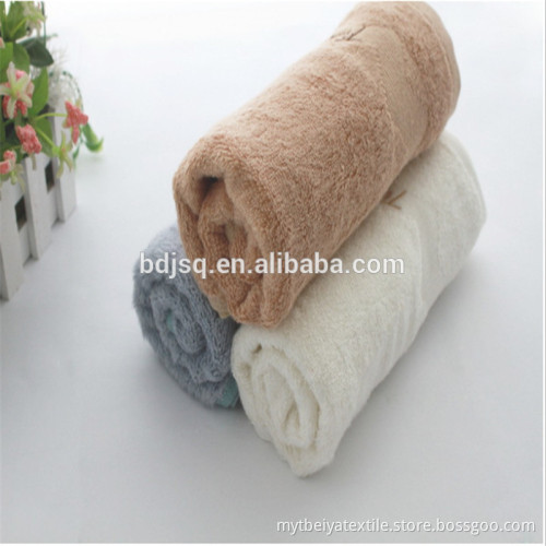 Soft and embroidery bamboo hand towel, machine embroidery face towel